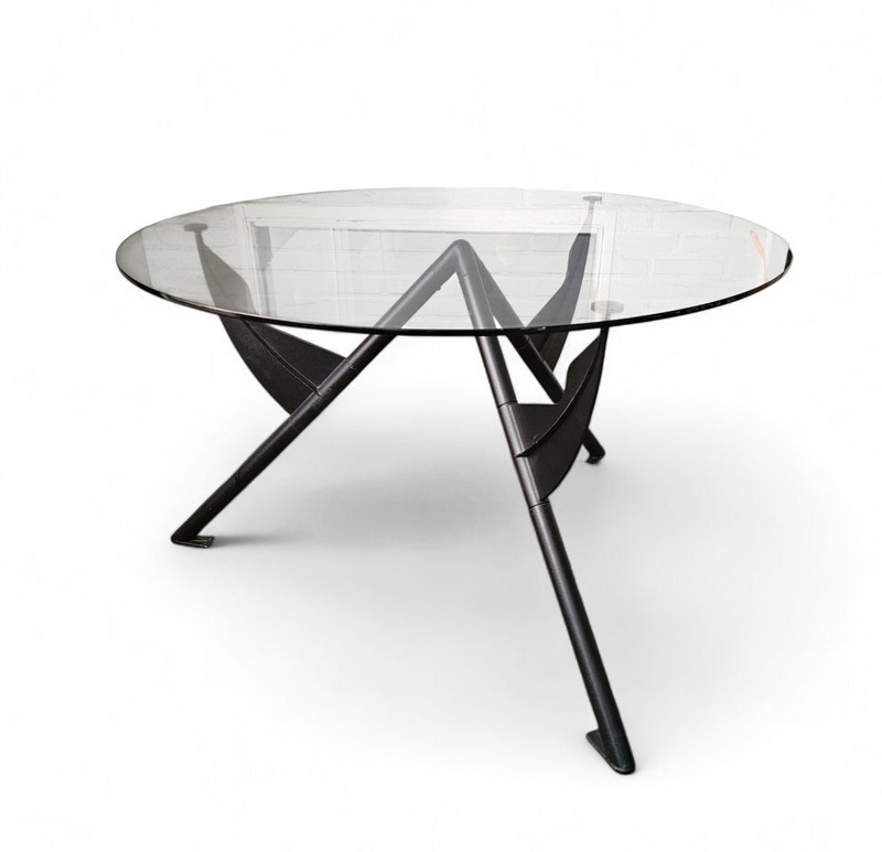 Philippe Starck / 1984 for François Mitterrand’s private office / President M / black dining table frame / Baleri