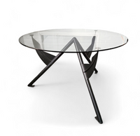 Philippe Starck / 1984 for François Mitterrand’s private office / President M / black dining table frame / Baleri