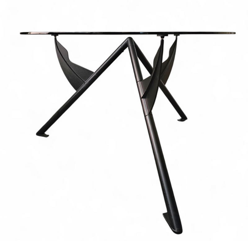 Philippe Starck / 1984 for François Mitterrand’s private office / President M / black dining table frame / Baleri