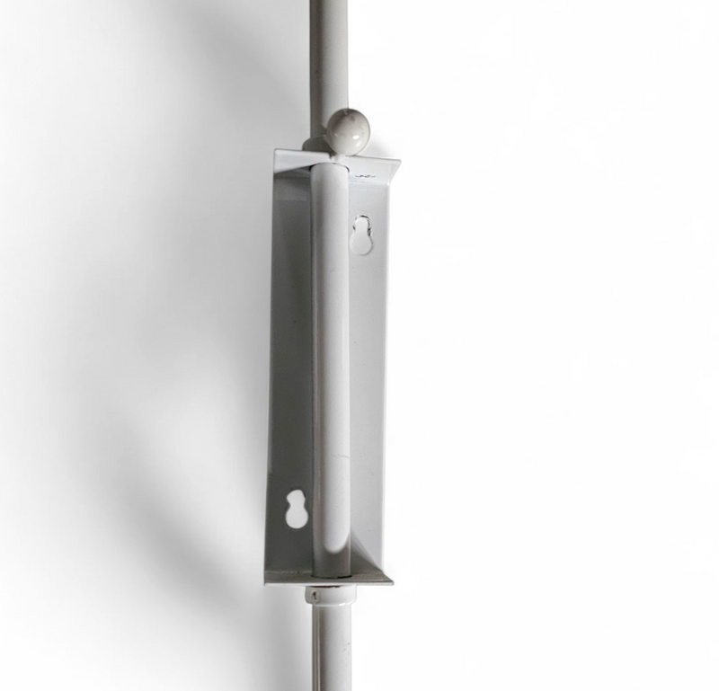 Rare vintage adjustable white wall arch lamp from the 70s.