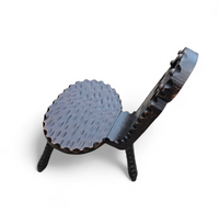 Brutalist chairs / side table / Spain 1970s