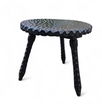 Brutalist chairs / side table / Spain 1970s