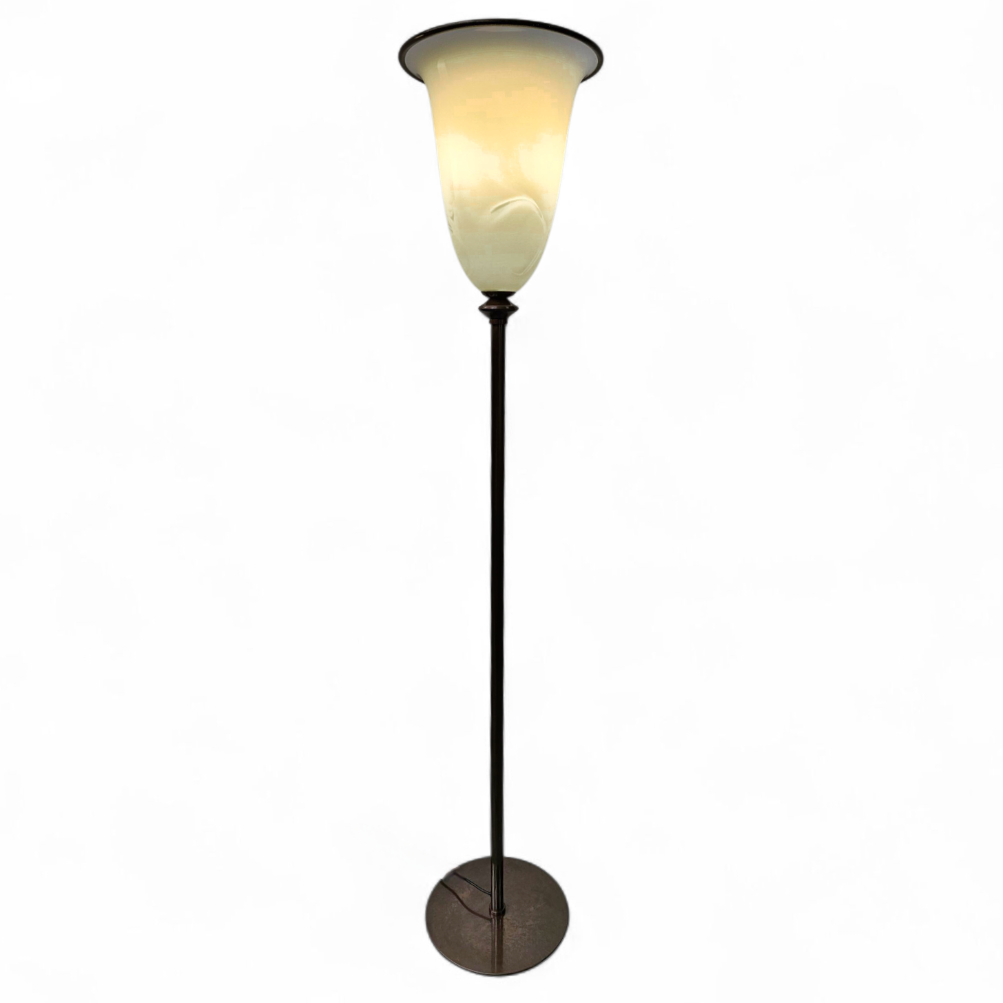 Vintage Primavera Floor Lamps in Murano Glass by Barovier & Toso / 1970s