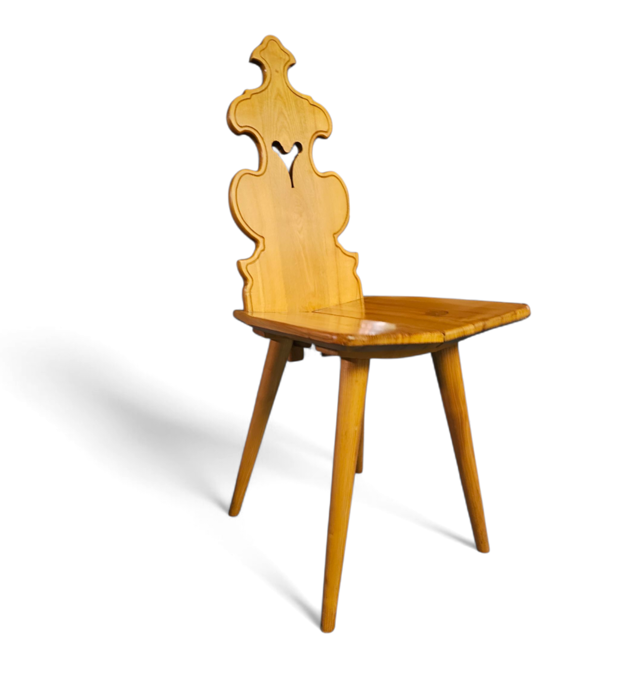Cepelia Tiroler Chairs / table / set of 5 / Poland 1960s / marked
