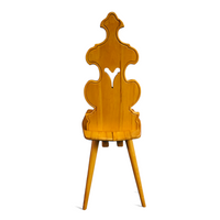 Cepelia Tiroler Chairs / table / set of 5 / Poland 1960s / marked