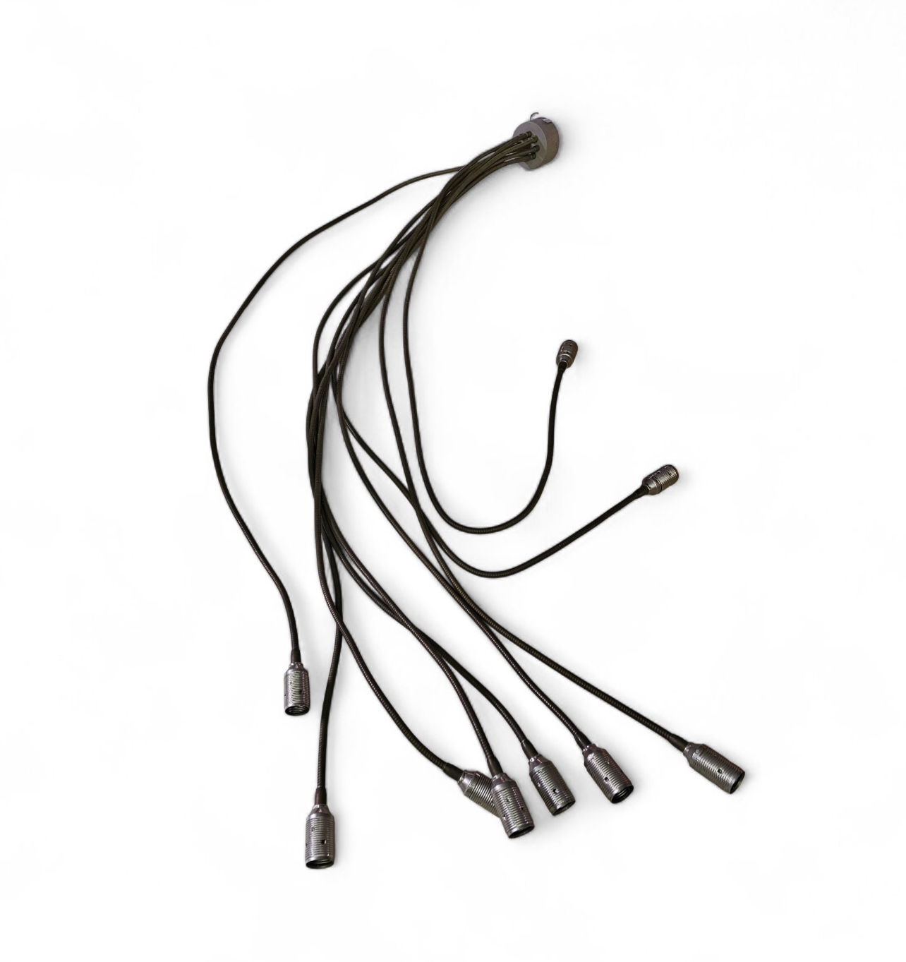 Catellani & Smith / early flexible Turciu 9 hanging lamp by Enzo Catellani / numbered
