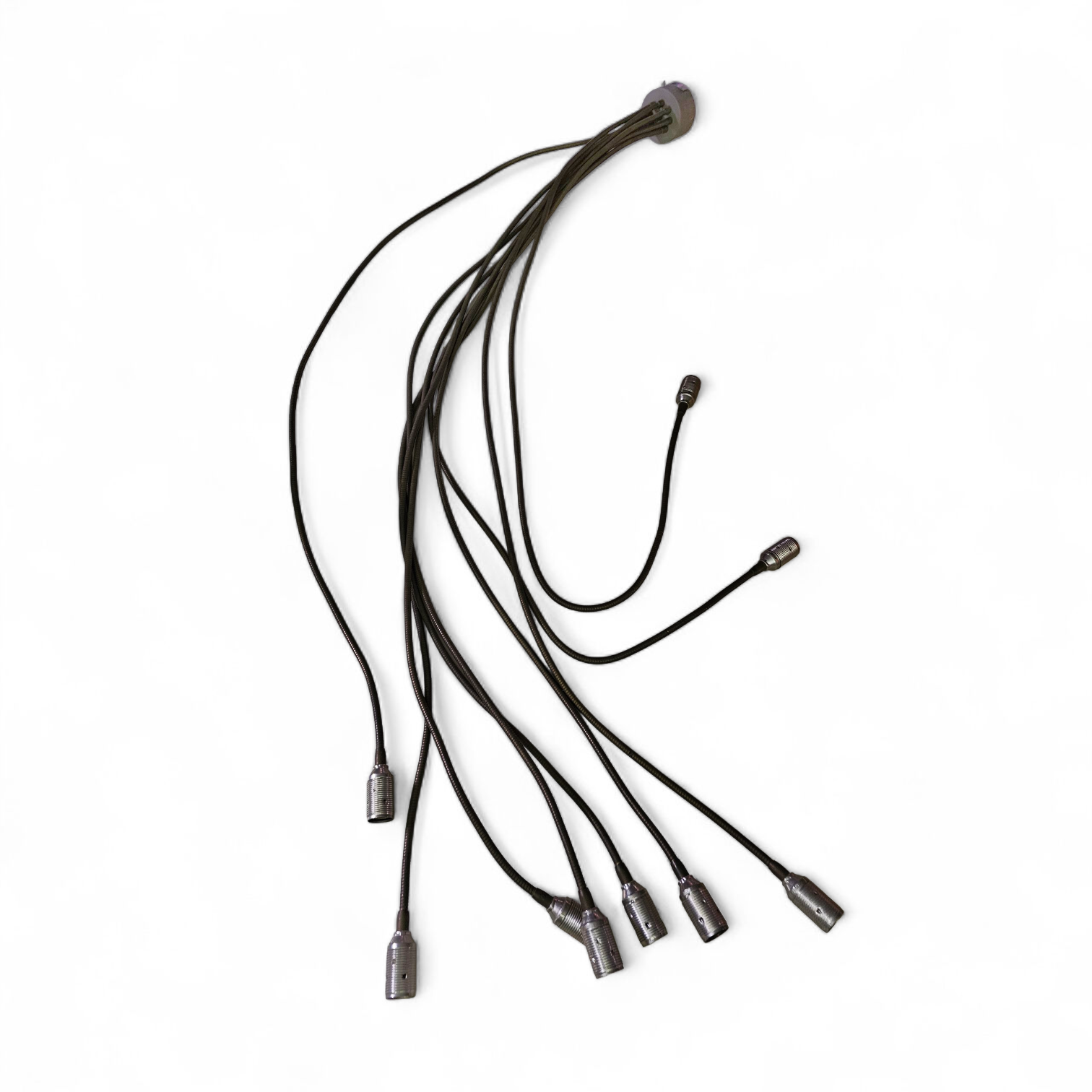 Catellani & Smith / early flexible Turciu 9 hanging lamp by Enzo Catellani / numbered