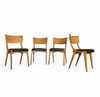 4 x Wooden Dining Benchairs 136 / Chairs by Stol Kamnik / 1960s / Slovenië