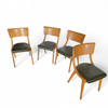 4 x Wooden Dining Benchairs 136 / Chairs by Stol Kamnik / 1960s / Slovenië