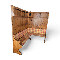Tiroler corner panels and corner bench 1950s