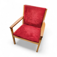 Danish spindle arm chair 1960s
