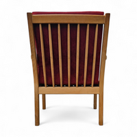 Danish spindle arm chair 1960s