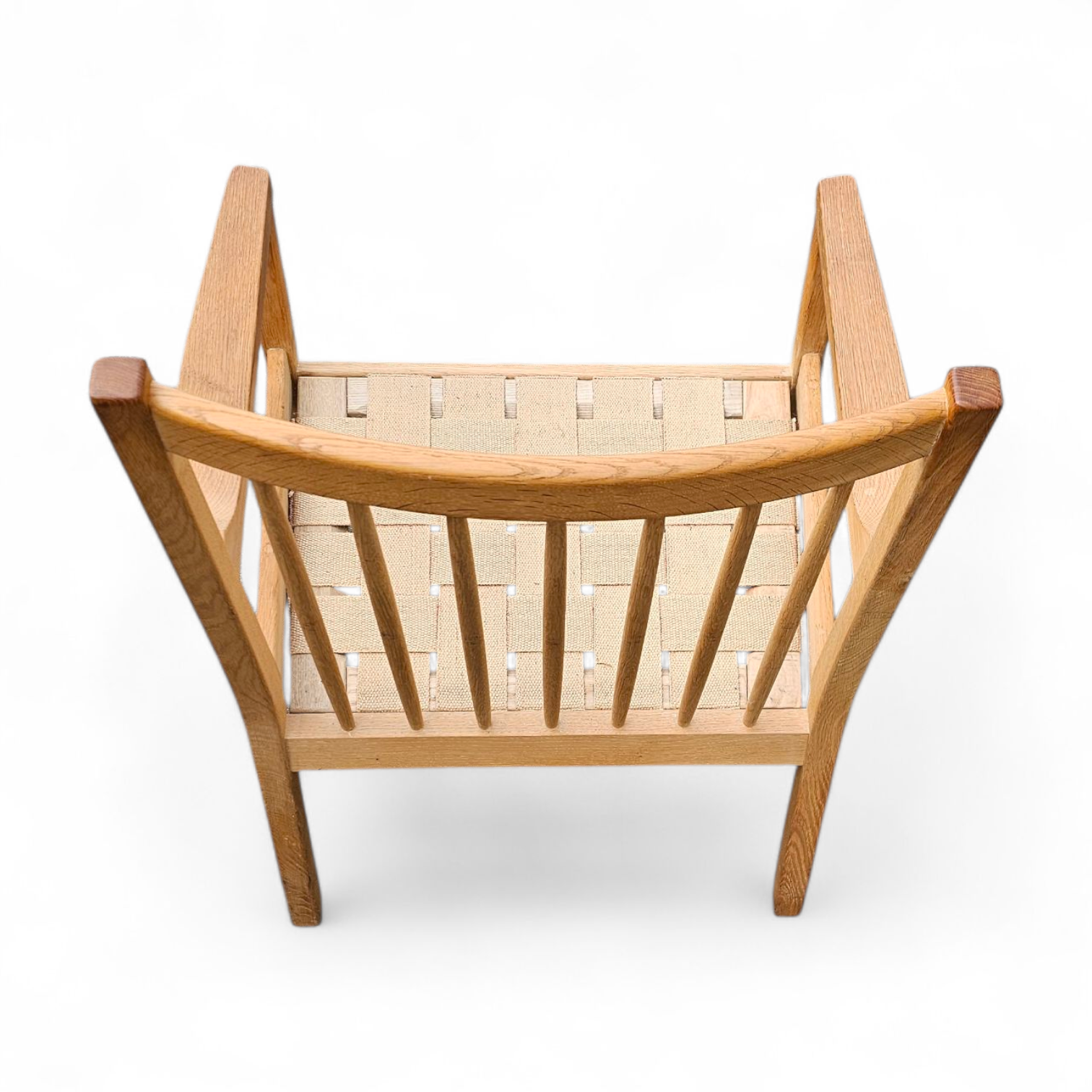 Danish spindle arm chair 1960s
