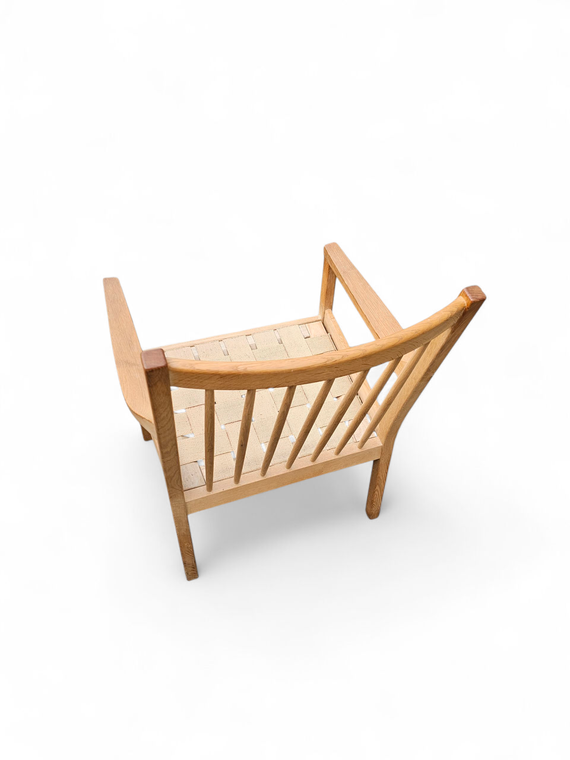 Danish spindle arm chair 1960s
