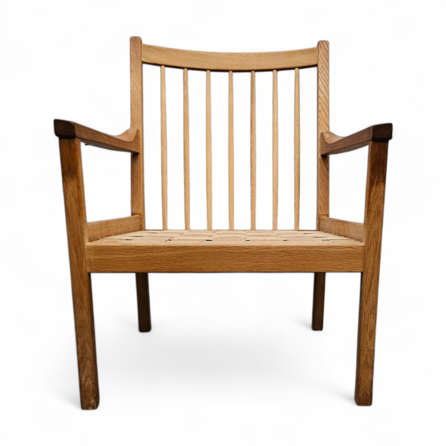 Danish spindle arm chair 1960s