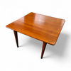 Danish Square Coffee Table in Solid Teak by Mikael Laursen / 1960s