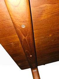 Danish Square Coffee Table in Solid Teak by Mikael Laursen / 1960s