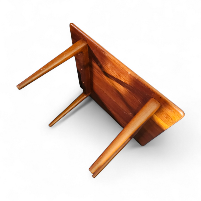 Danish Square Coffee Table in Solid Teak by Mikael Laursen / 1960s