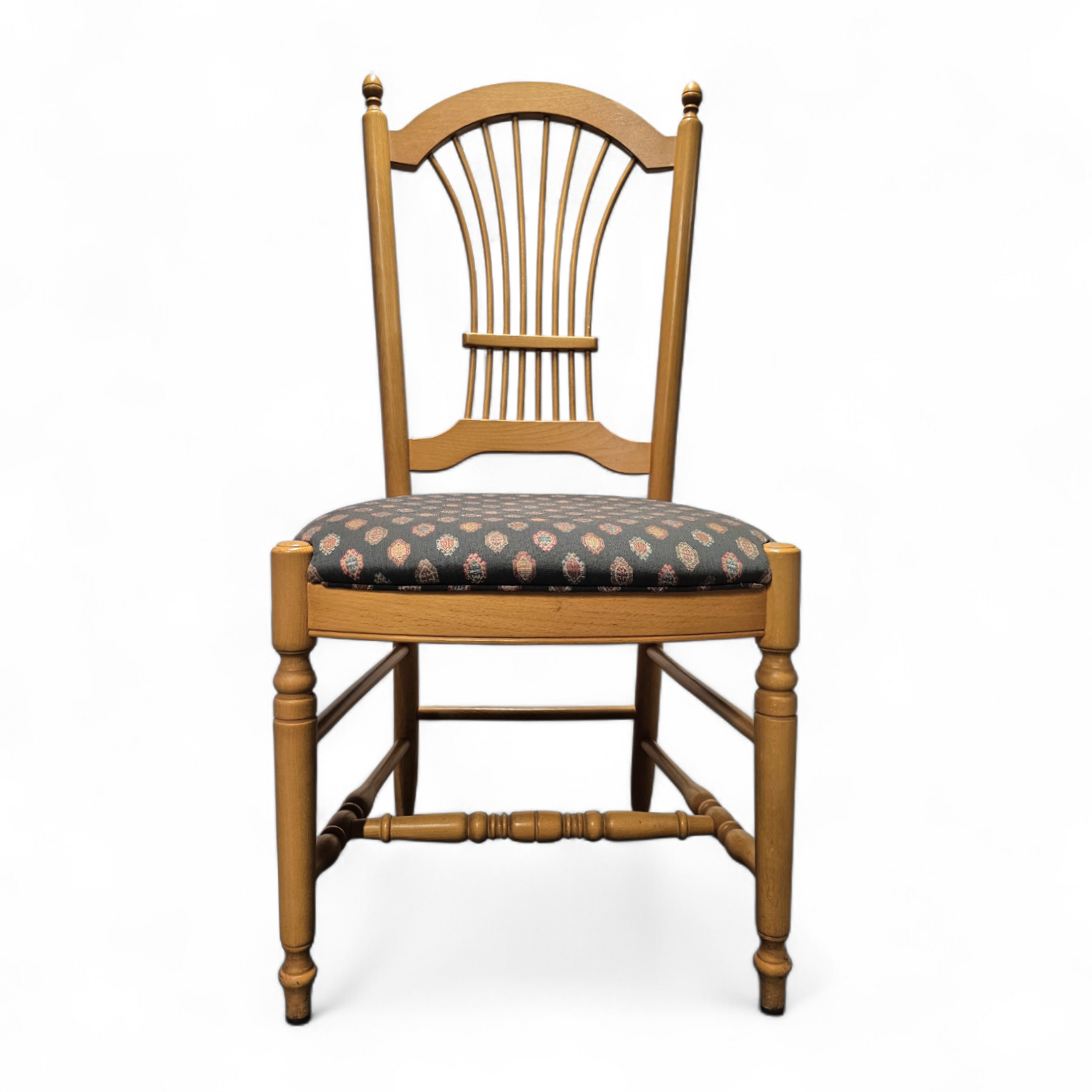 2 x rustic Frence country cottage side / dining chairs