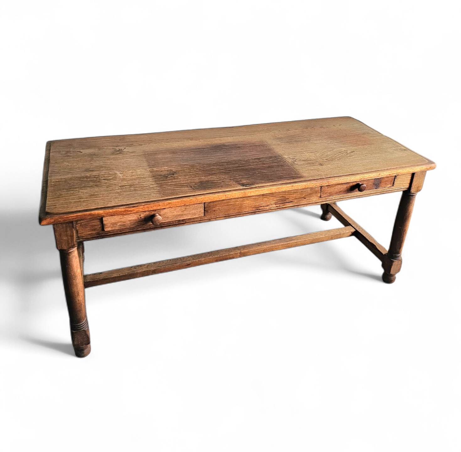 Solid oak French farmhouse Dining table / desk / 1900s