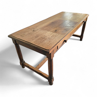 Solid oak French farmhouse Dining table / desk / 1900s