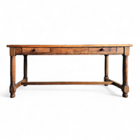 Solid oak French farmhouse Dining table / desk / 1900s