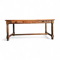 Solid oak French farmhouse Dining table / desk / 1900s
