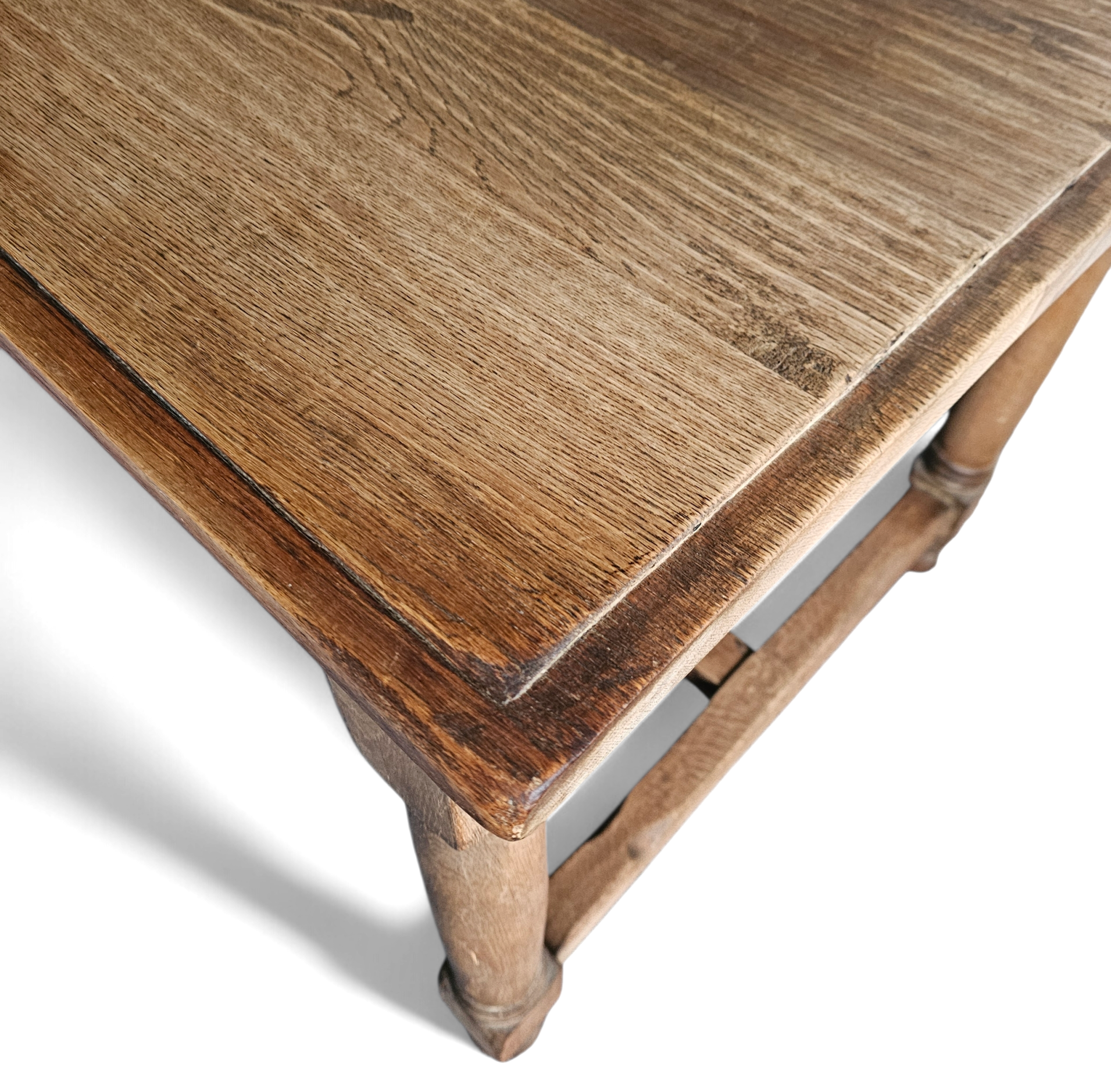 Solid oak French farmhouse Dining table / desk / 1900s