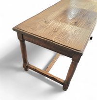 Solid oak French farmhouse Dining table / desk / 1900s