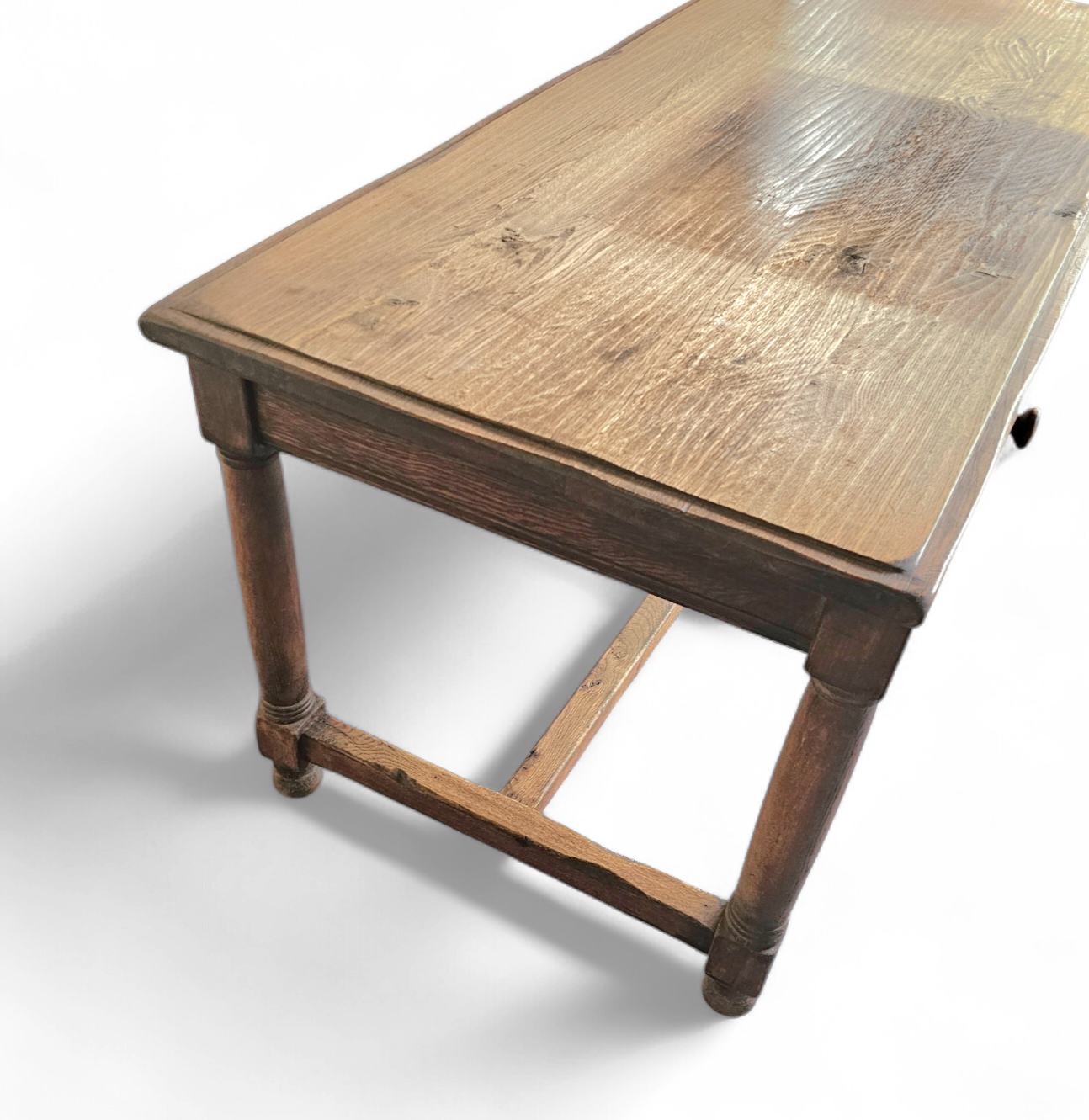 Solid oak French farmhouse Dining table / desk / 1900s