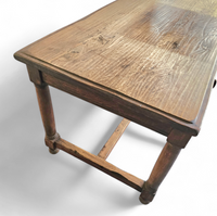 Solid oak French farmhouse Dining table / desk / 1900s