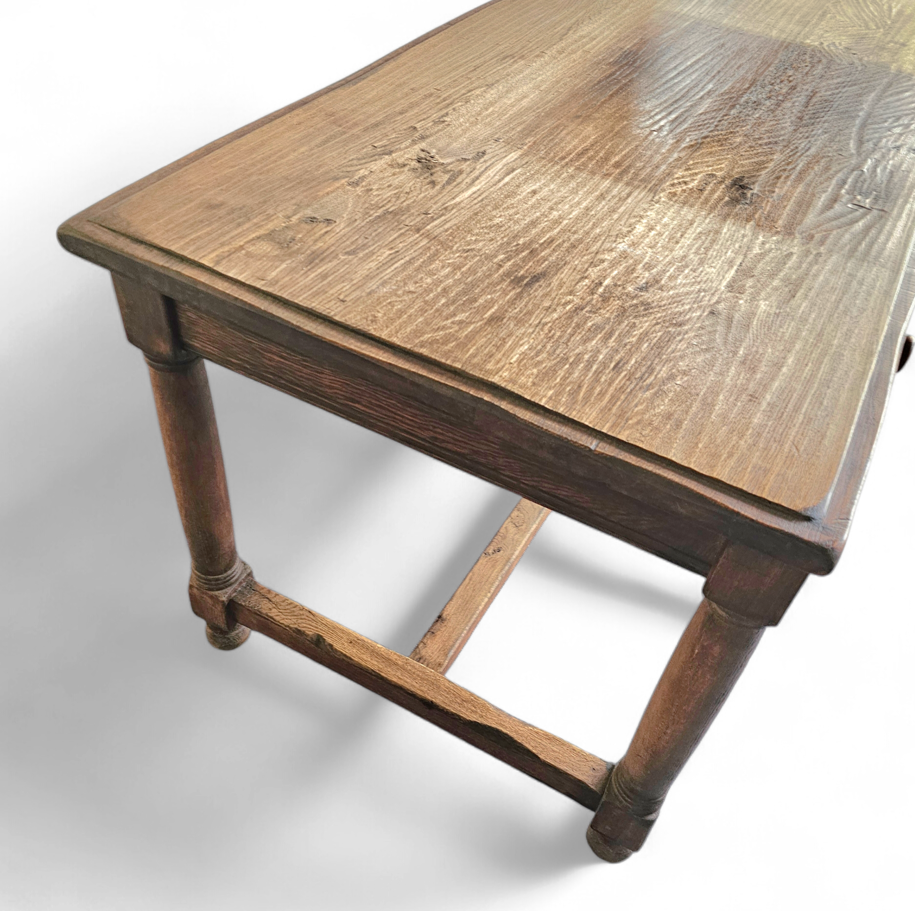 Solid oak French farmhouse Dining table / desk / 1900s