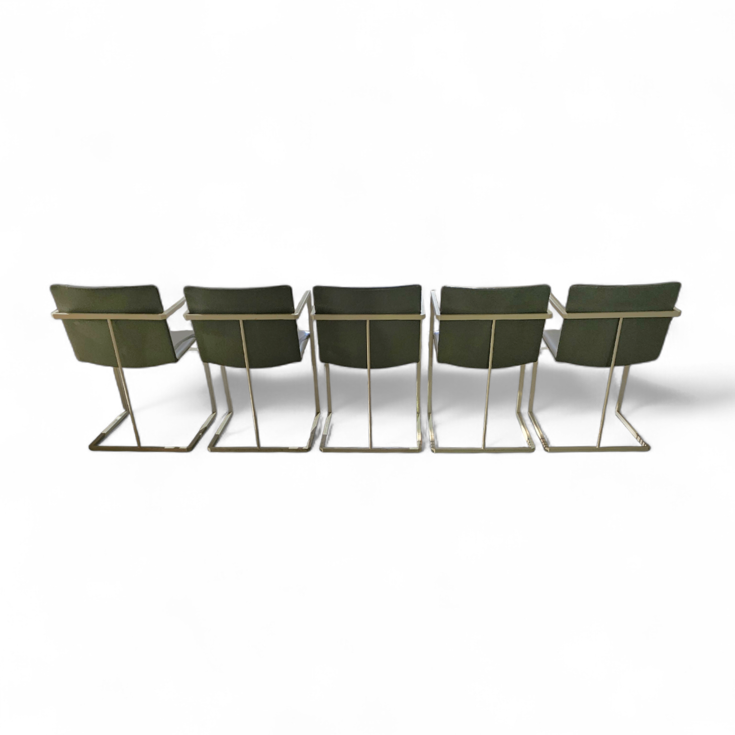 5 x Pierre Mazairac & karel Boonzaaijer /
Manufacturer / Hennie de Jong int /
Materials / grey Fabric / white steel / 1970s