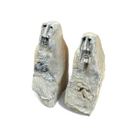 2 x stone sculptures by Dutch Artist Ad Maas