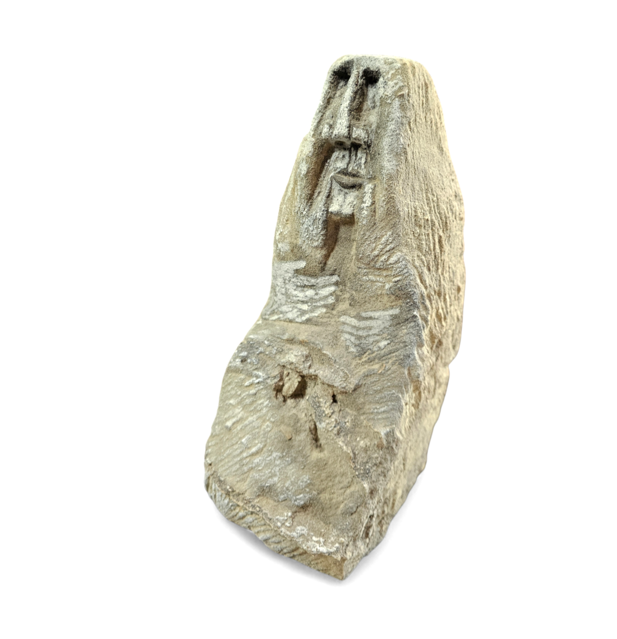 2 x stone sculptures by Dutch Artist Ad Maas