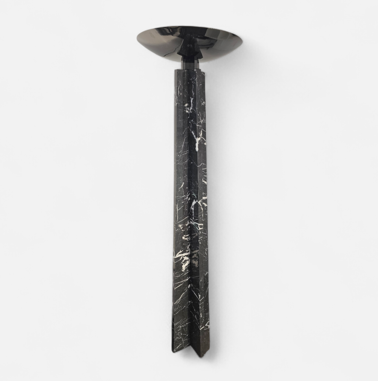 2 x Wagneriana marble floor lamp by Lella and Massimo Vignelli / 1980s