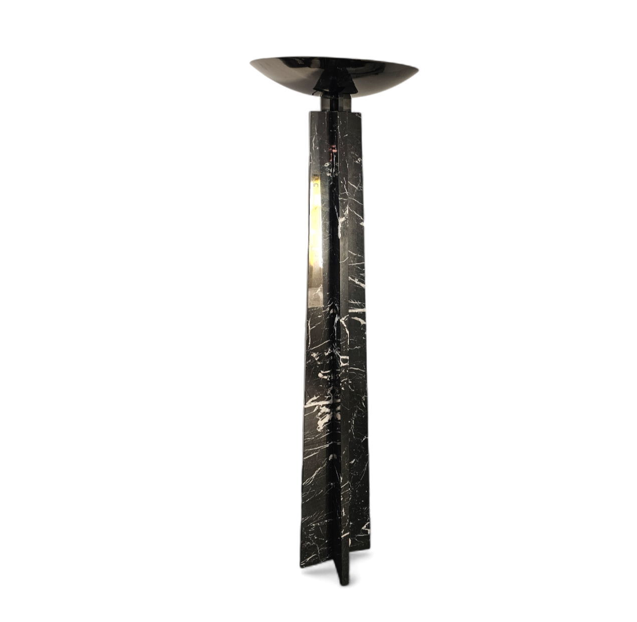 2 x Wagneriana marble floor lamp by Lella and Massimo Vignelli / 1980s
