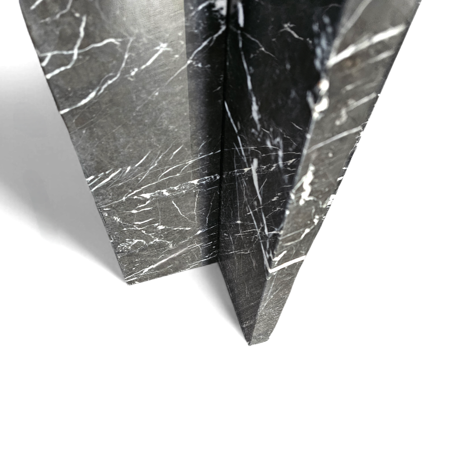 2 x Wagneriana marble floor lamp by Lella and Massimo Vignelli / 1980s