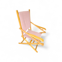 Foldable deck chair / 1950s