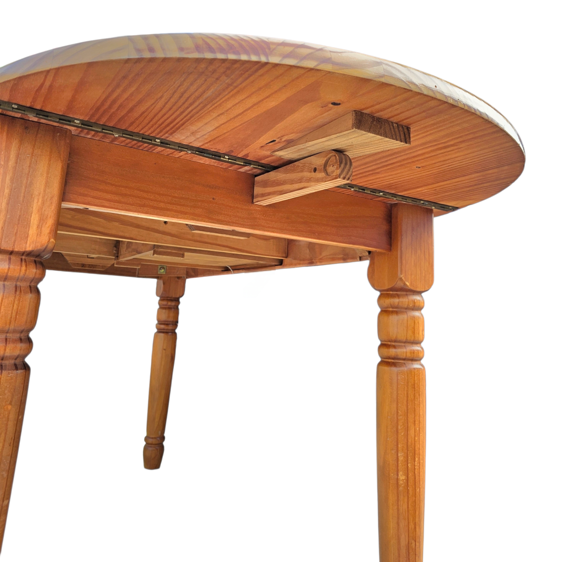 Extendable pine Dining table 1970s
