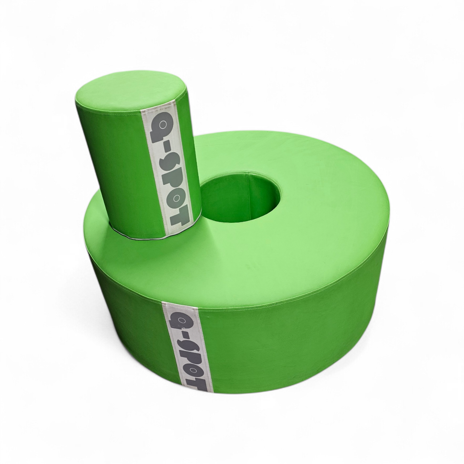 Q-SPOT sitting donut with small stool / easy cleanable vinyl / polyether base