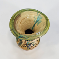Large ceramic vase signed / Niek '94 / Niek Hoogland / 54 cm