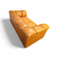 Rare two seater sofa POLTRONA FRAU / ITALIAN DESIGN BY FRANCO BRESCIANI / MODEL COCKER / 1970s /