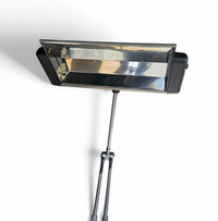 Post Modern, adjustable, weighty / 10 kg / desk lamp / 1980s