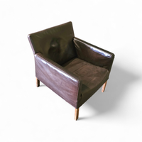 2 x Gerard van den Berg Coppola lounge chair with flexible backrest