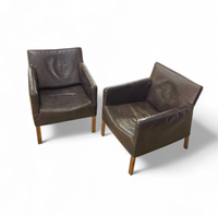 2 x Gerard van den Berg Coppola lounge chair with flexible backrest