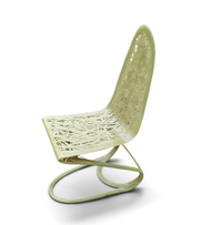 Plastic / polyester hand made chair / 1990s