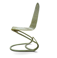 Plastic / polyester hand made chair / 1990s
