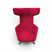ALFREDO HÄBERLI / armchair “Take a line for a walk” / Moroso / Italy / design 2003 / red wool