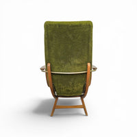 2 x 20th-century vintage design reclining  armchairs